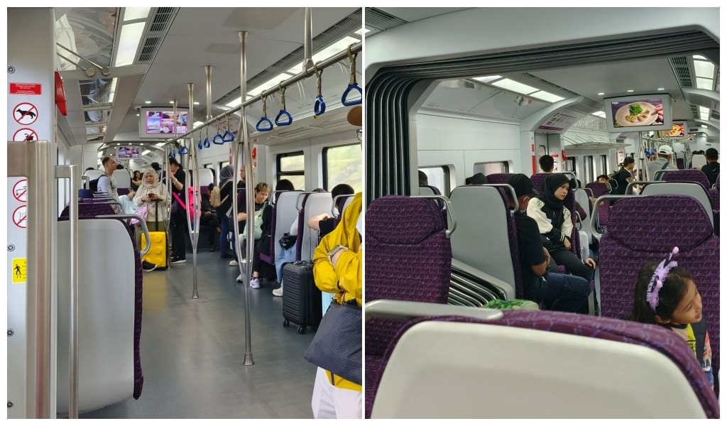 吉隆坡機場快線很乾淨