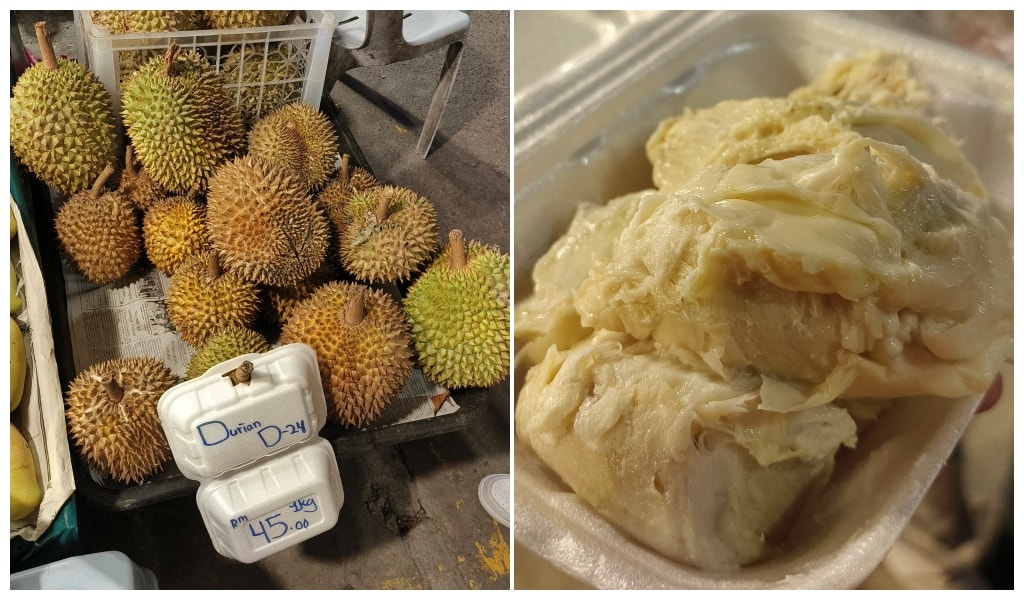 Top13 沙巴美食全攻略:亞庇餐廳/小吃/市集 - 第37張圖 沙巴菲律賓夜市榴蓮