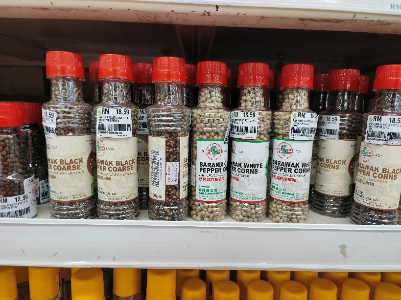 砂拉越白胡椒粉白胡椒粒黑胡椒粒