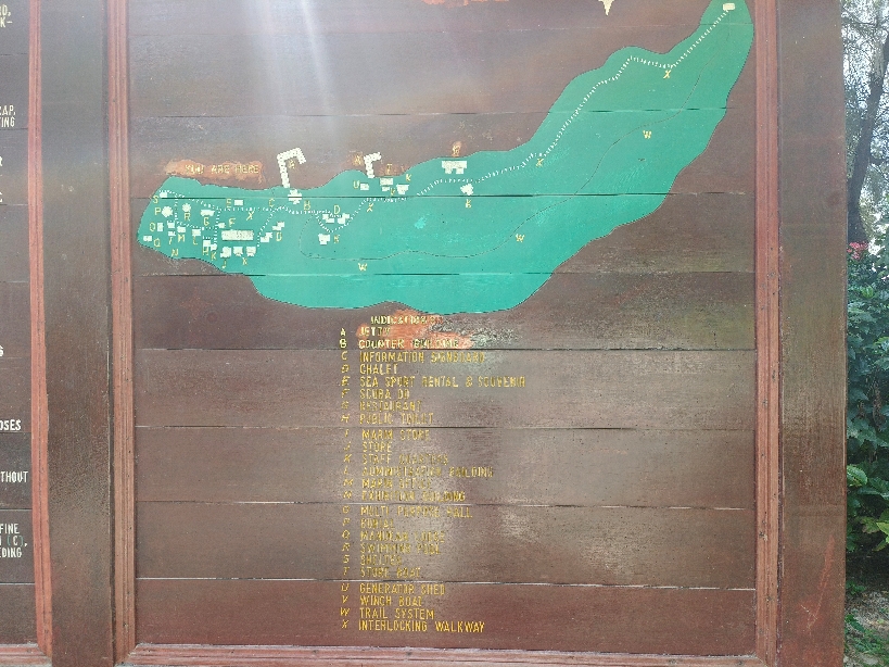 沙巴跳島一日遊:費用/交通 - 第11張圖 沙巴跳島馬努干地圖