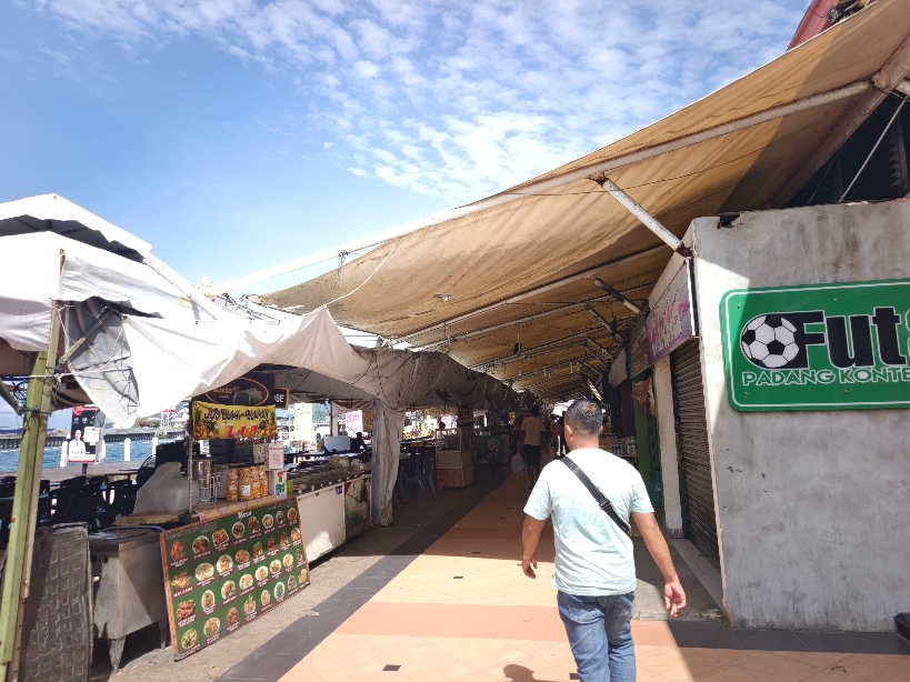 沙巴跳島一日遊:費用/交通 - 第6張圖 沙巴跳島商店街